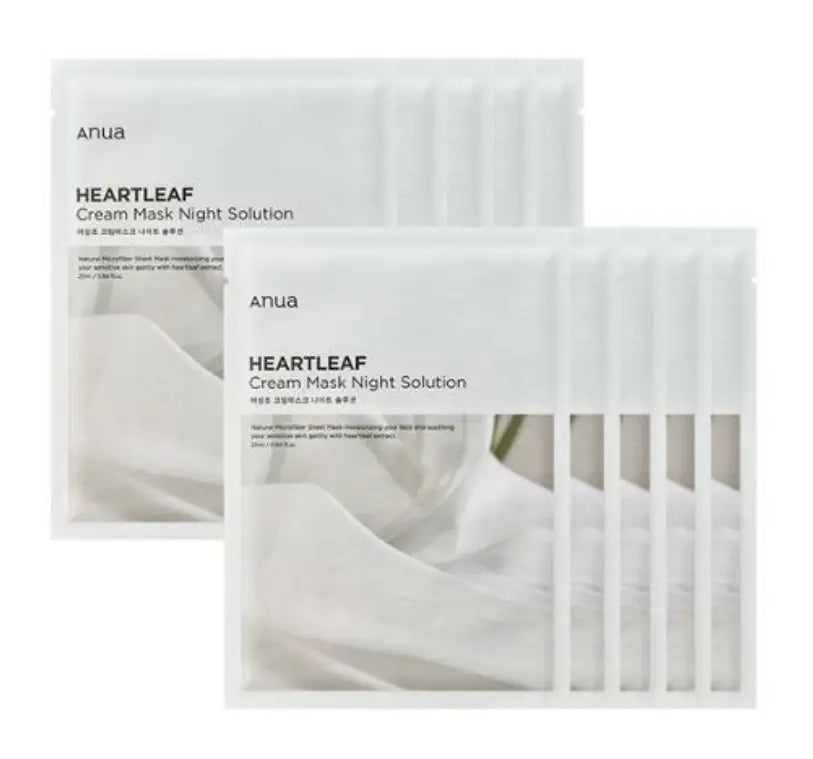 Anua Heartleaf Cream Sheet Mask Night Solution